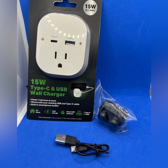 Mini Wireless Earbuds and Multi- Wall Charger - Picture 10 of 12